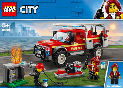 for sale online LEGO Fire Chief Response Truck City Town 60231
