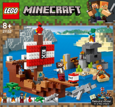 LEGO Minecraft Pirate Ship Adventure 