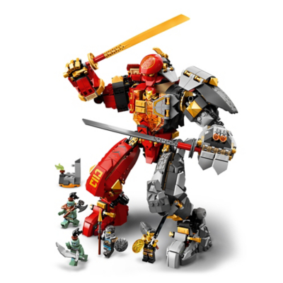 lego ninjago fire mech asda