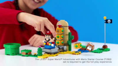 super mario lego starter set asda
