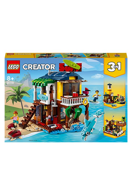 LEGO Creator 3 in 1 Surfer Beach House Set 31118
