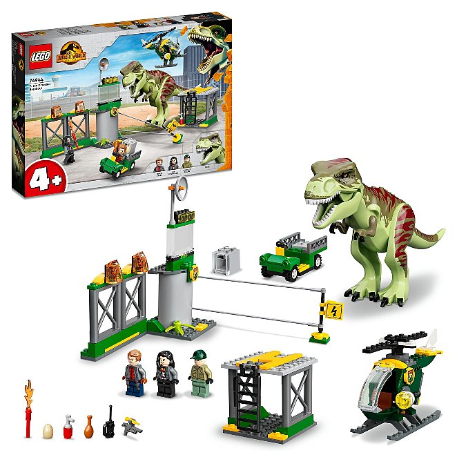 LEGO Jurassic World T. rex Dinosaur Breakout Set 76944 Toys & Character | George at ASDA