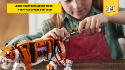 LEGO Creator 3-in-1 Majestic Tiger (31129) | Toys & Character