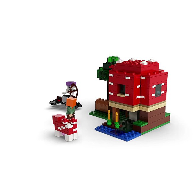 LEGO Minecraft The Mushroom House (21179) | Toys & Character |