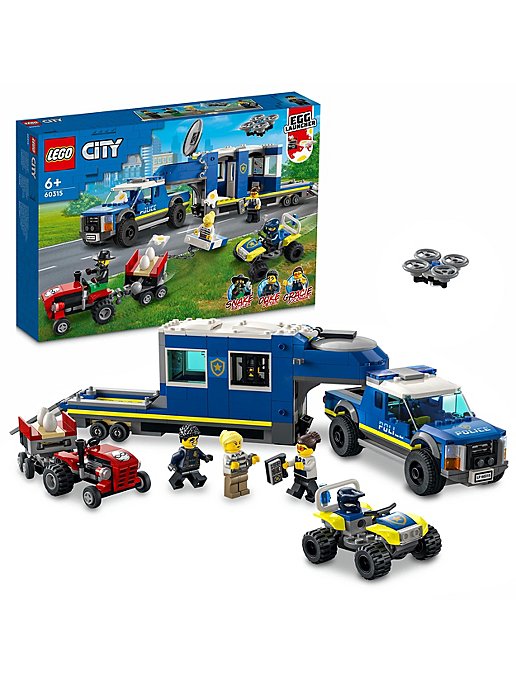 LEGO Police Mobile Command Truck Toy Set 60315 | Toys & Character | George at ASDA