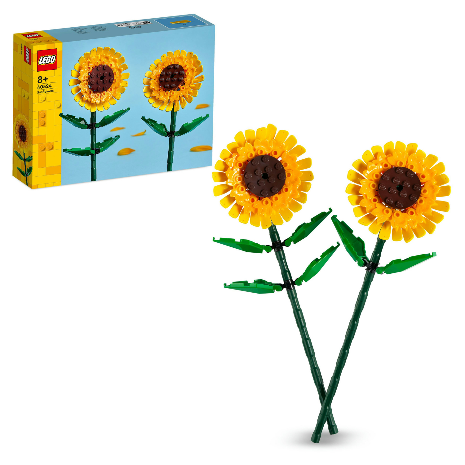 Lego Green Botanicals Sunflowers Flower Decoration Set 40524