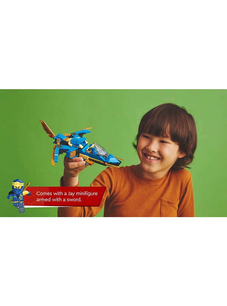 LEGO NINJAGO Jay's Lightning Jet EVO Toy Plane Set 71784 | Toys 