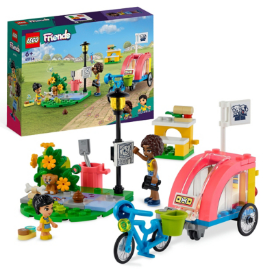 LEGO Friends Dog Rescue Bike Toy, Animal Puppy Playset 41738 Toys
