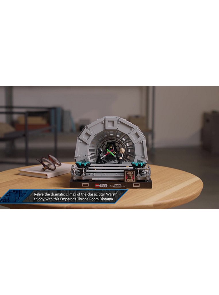 Lego Star Wars Emperor's Throne Room Diorama Collectible Building Set 75352  : Target