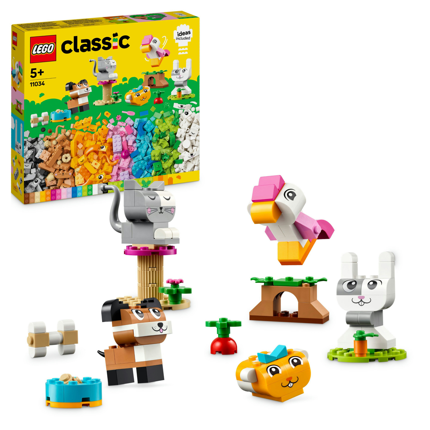 Lego Classic Creative Pets Toy Animal Figures 11034