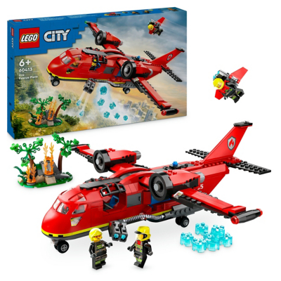 LEGO City Fire Rescue Plane Building Toy Set 60413 Toys