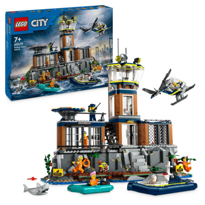 LEGO City Police Prison Island Building Toy 60419 Toys