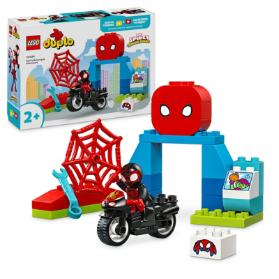 LEGO DUPLO Marvel Spin's Motorcycle Adventure Toys Character
