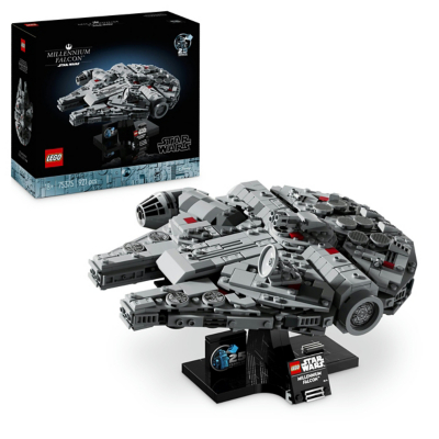 Lego Star Wars Millennium Falcon Model Set 75375 Size 25