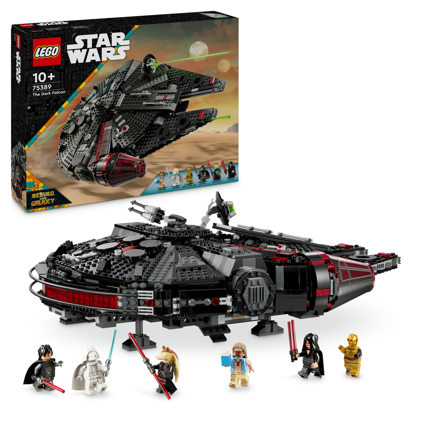 LEGO Star Wars The Dark Falcon Set 75389 Rebuild the Galaxy Collectible - Image 12