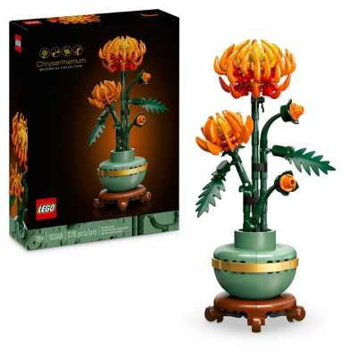 LEGO Icons 10368 Botanical Collection Chrysanthemum Flower Building Playset
