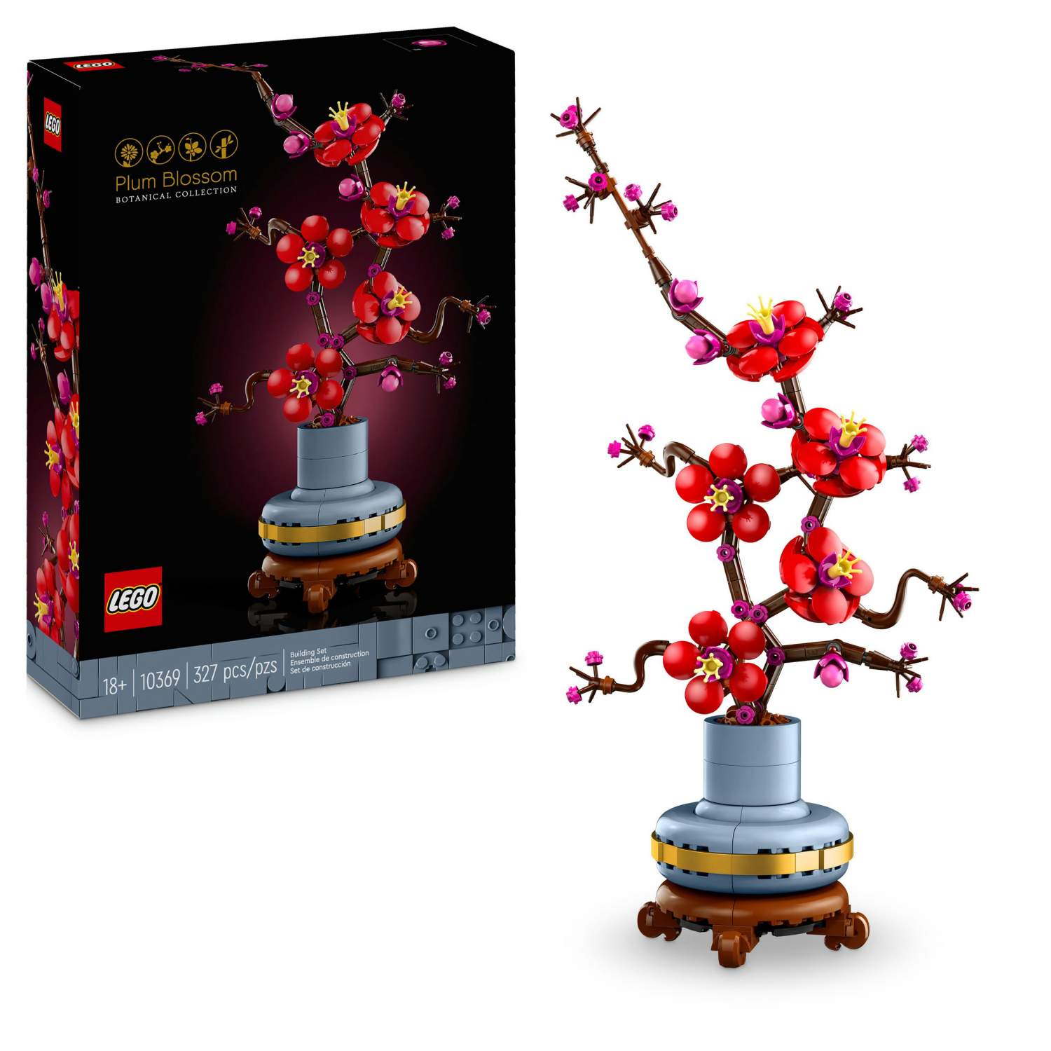 Lego Npp Women's Red/Magenta/Blue Lego Plum Blossom - Image 27