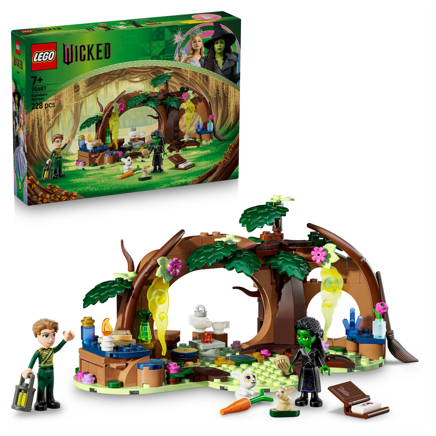 Lego Multi Wicked Elphaba's Retreat Toy For Kids 75687