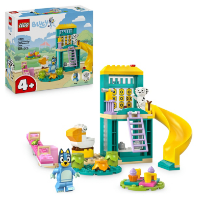 LEGO® Bluey Playground Fun with Bluey and Chloe Preschool Toy Building Kit 11201