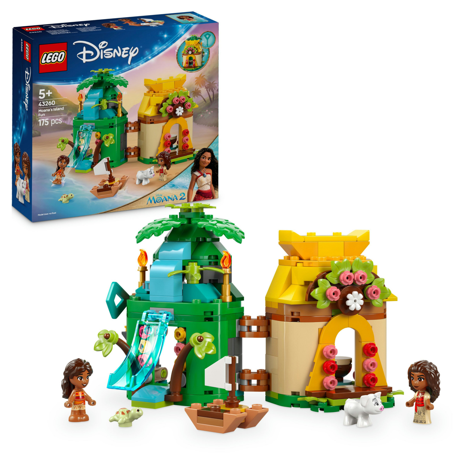 Lego Multi Disney Princess Moana's Island Fun Set 43260