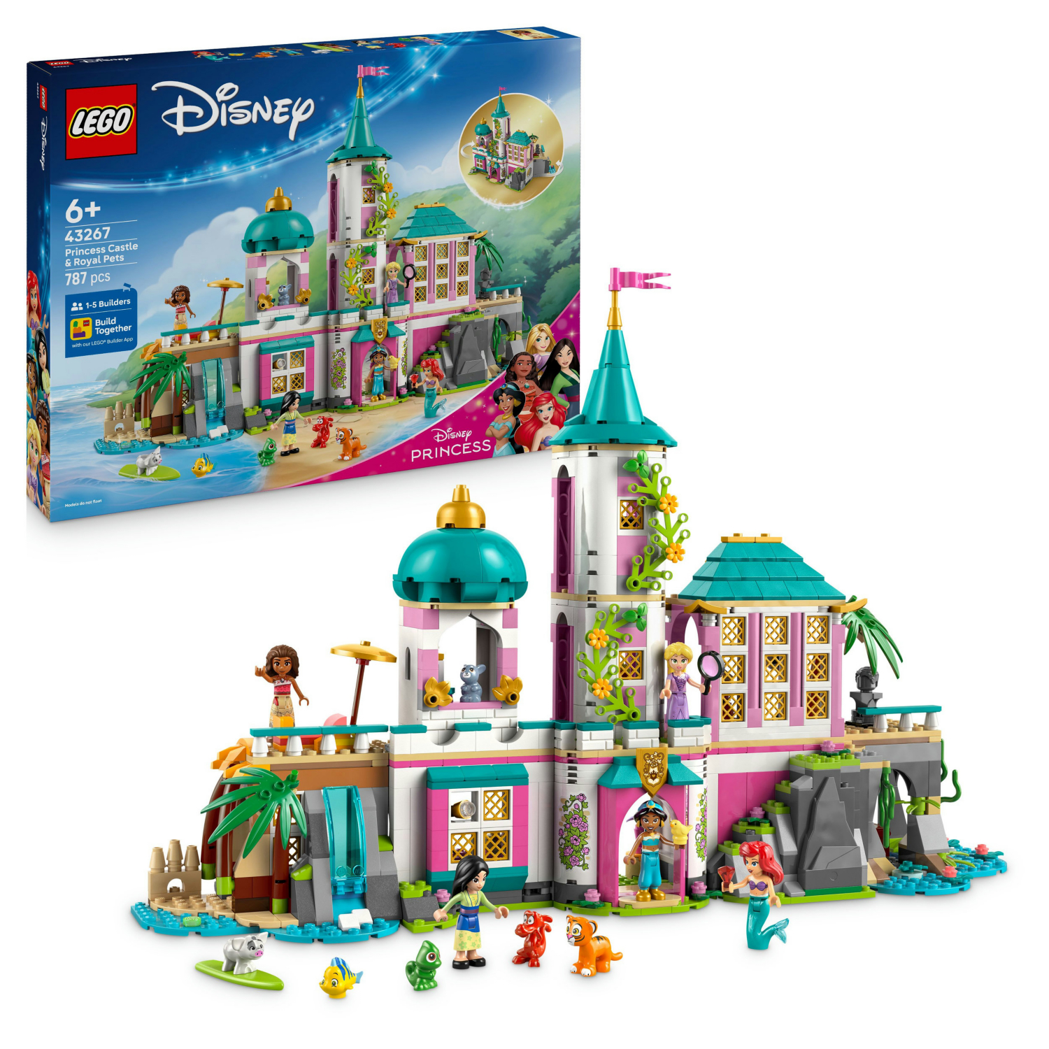 Lego ǀ Disney Princess Castle & Royal Pets Set 43267