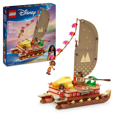 Lego Disney 43270 Moanas Adventure Canoe Building Toy
