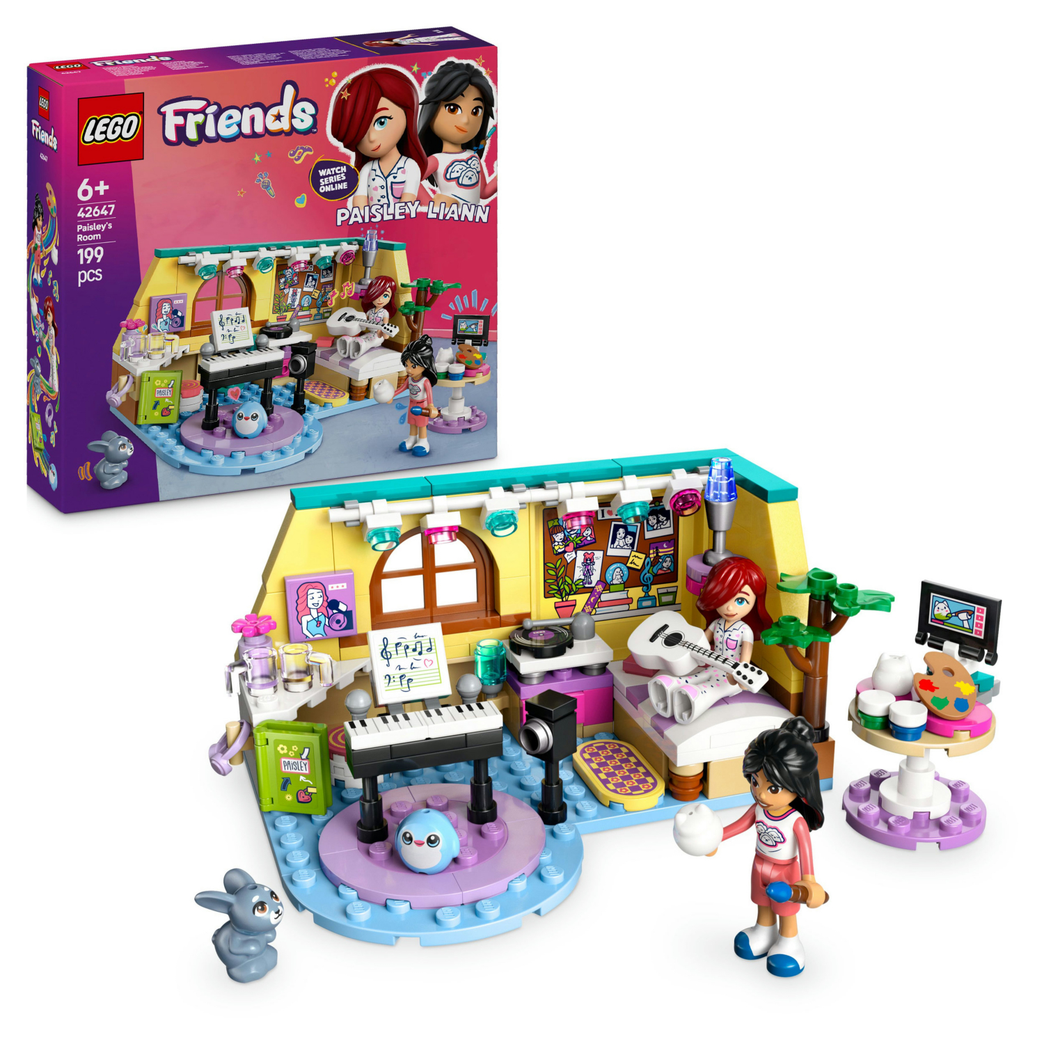 Lego Multi Friends Paisley's Room Building Toy Set 42647