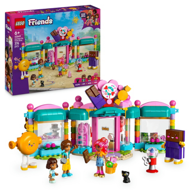 Lego Friends 42649 Heartlake City Sweet Shop & 2 Mini Dolls Construction Playset