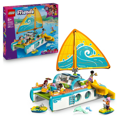 LEGO® Friends Travel Boat Adventure Building Kit Role-Play Toy 42664