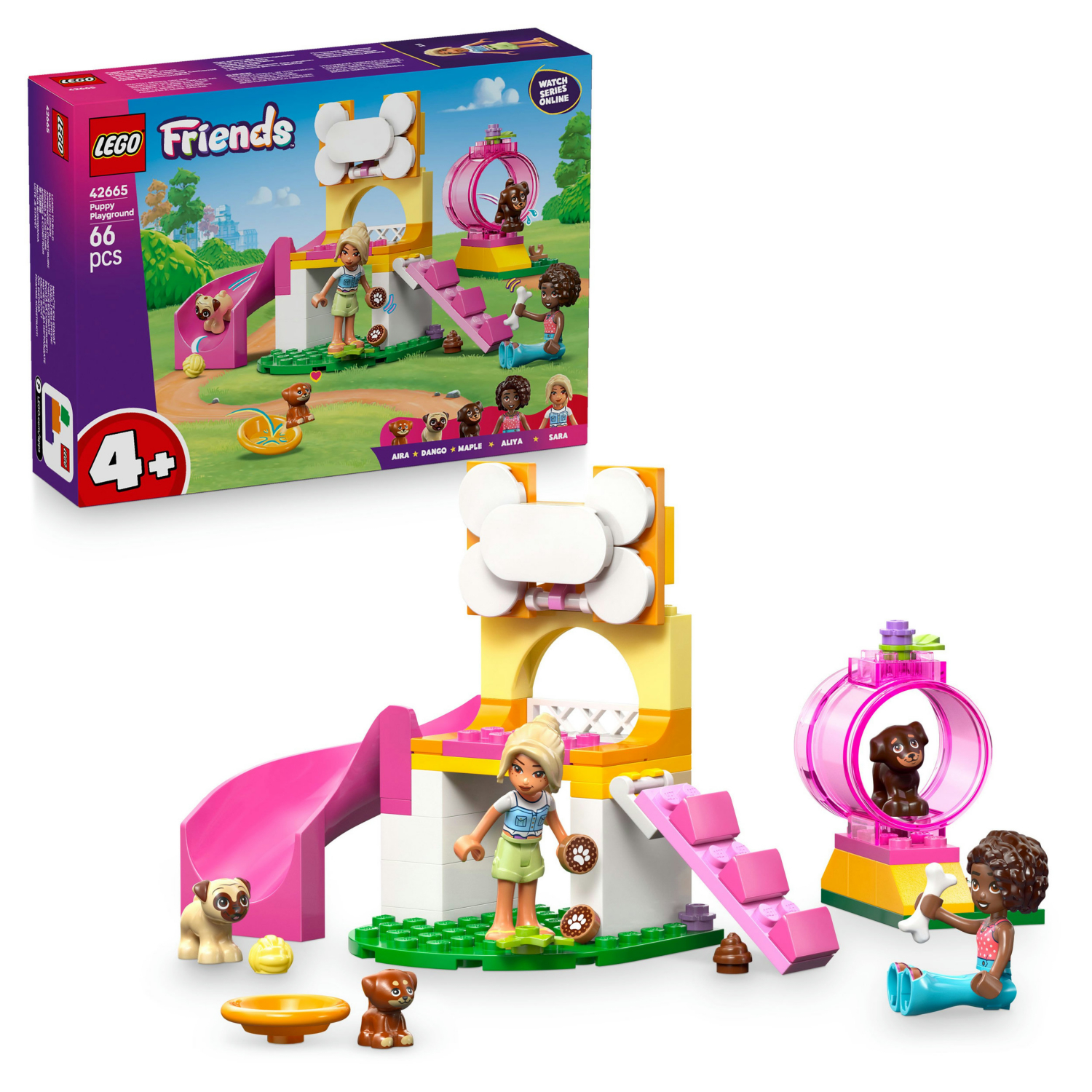Lego Friends Puppy Playground, Toy Animal Set 42665