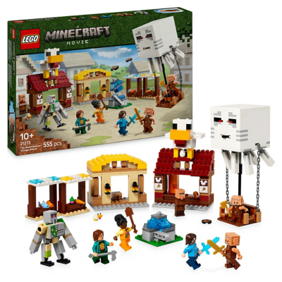 Lego Minecraft 21273 Ghast Balloon Village Attack Building Toy