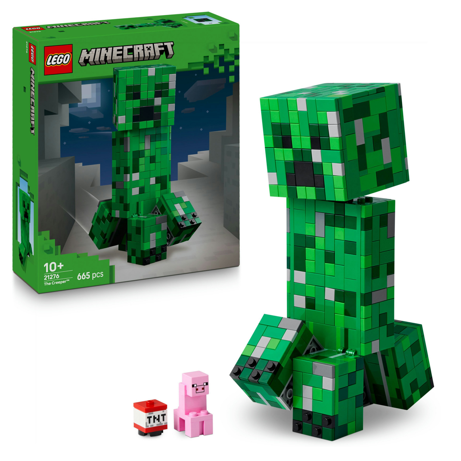LEGO Minecraft The Creeper 21276 Collectible Posable Figure Set 665pcs - Image 8
