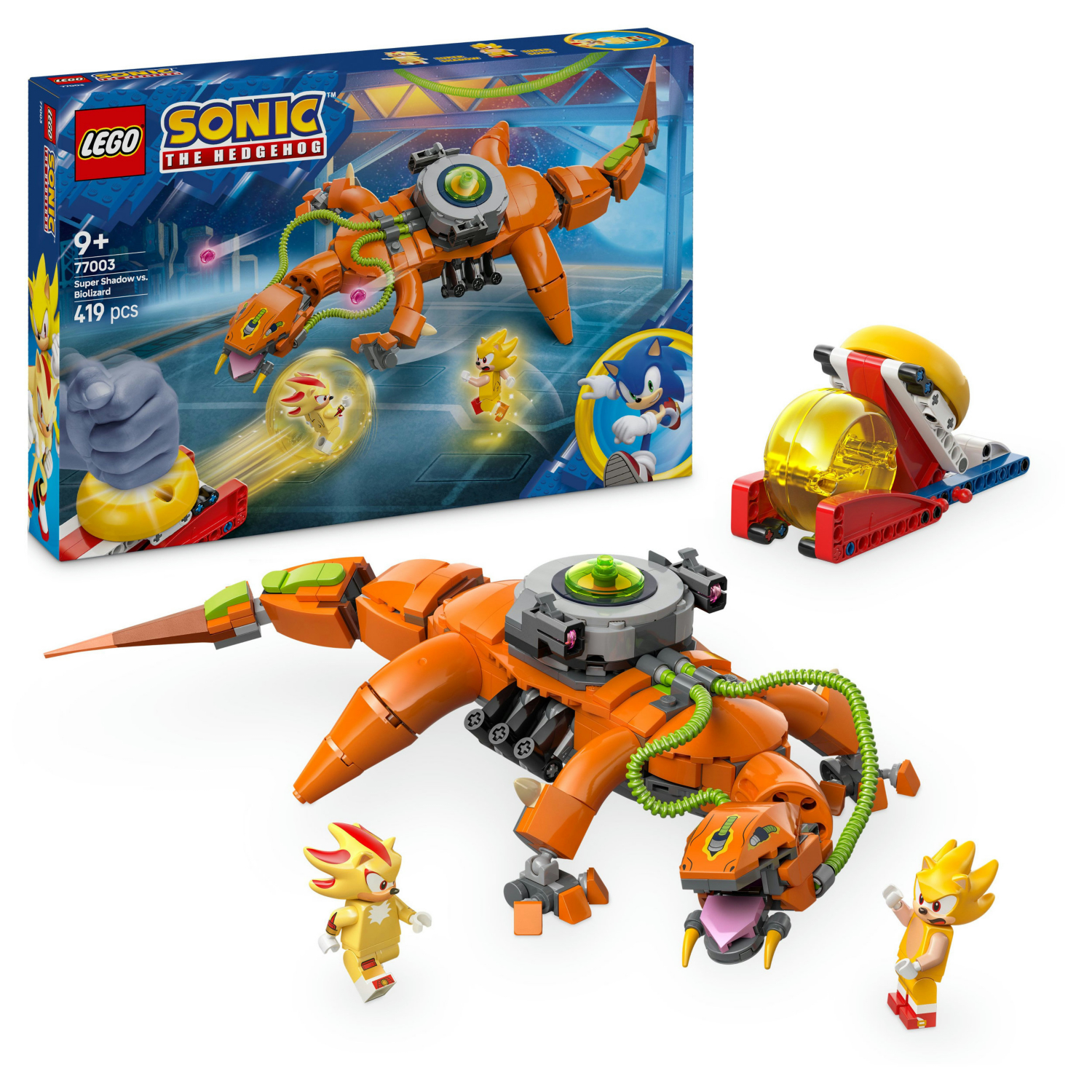 Lego Multi Sonic The Hedgehog Super Shadow Vs. Biolizard 77003