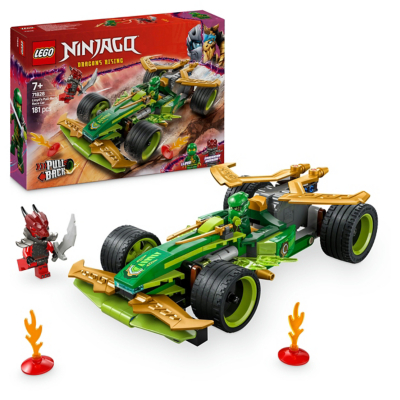 Lego Ninjago 71828 Lloyds Pull-Back Race Car and 2 Figures Construction Playset