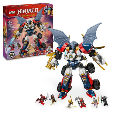 LEGO NINJAGO 4in1 Zane's Ultra Combiner Mech 71834 | Toys