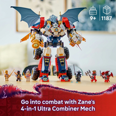 LEGO NINJAGO 4in1 Zane's Ultra Combiner Mech 71834 | Toys