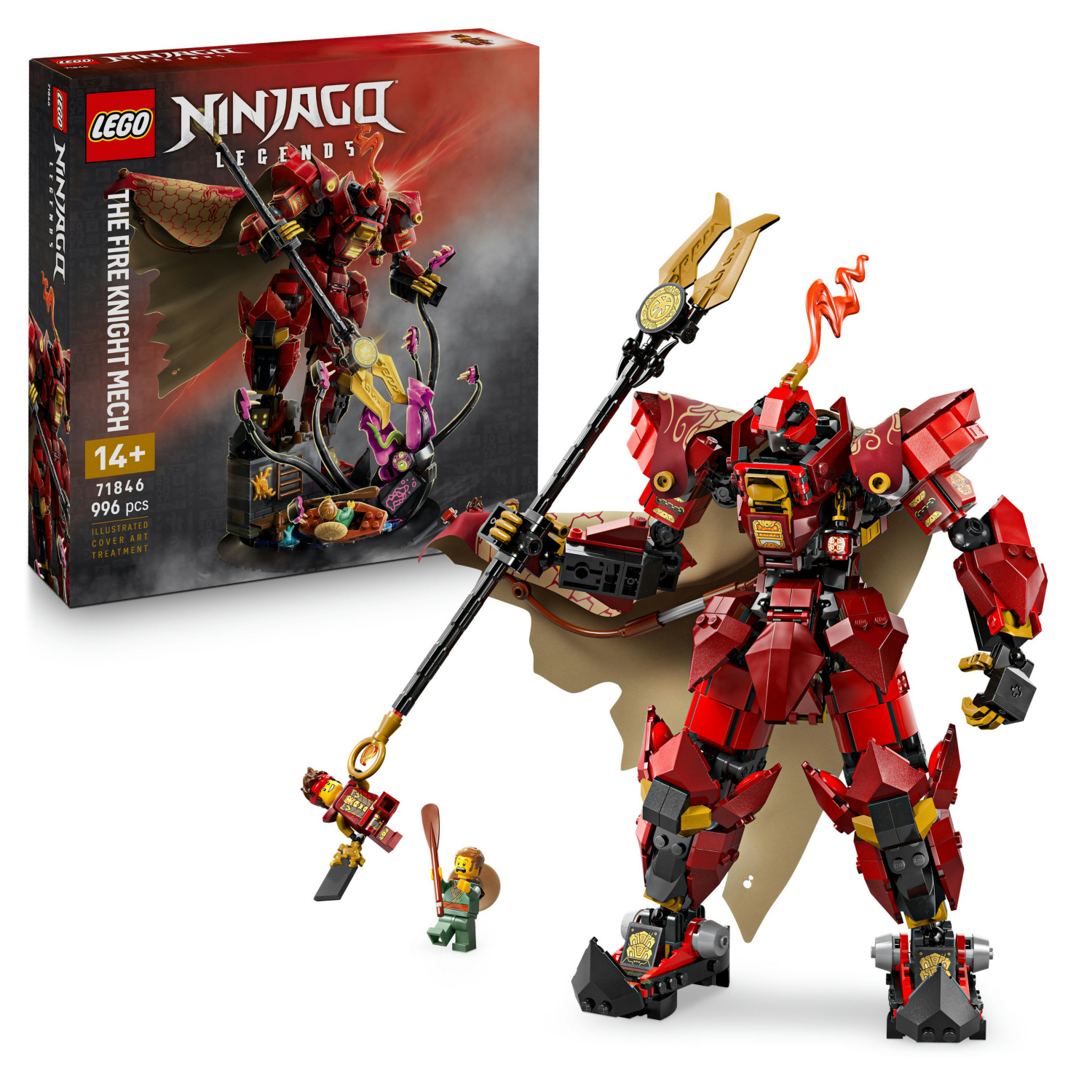 LEGO NINJAGO Legends 71846 Fire Knight Mech Complete Set - New - Image 9