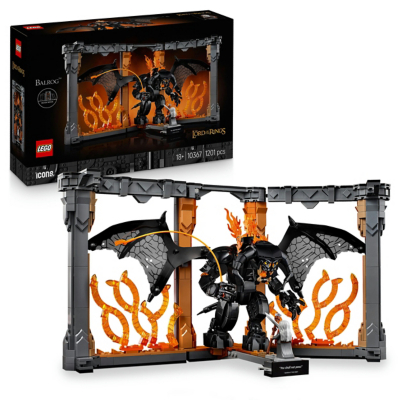 LEGO Icons The Lord of the Rings Balrog Book Nook Construction Set 10367