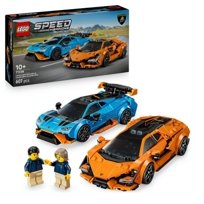 LEGO Speed Champions Lamborghini Revuelto & Huracan Sto 77238, Multi