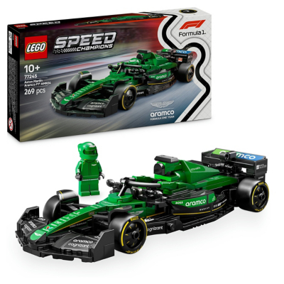 LEGO Speed Champions Aston Martin Aramco F1 Amr24 Race Car 77245, Multi