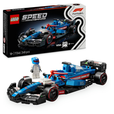 LEGO Speed Champions Visa Cash App Rb Vcarb 01 F1 Race Car 77246, Multi