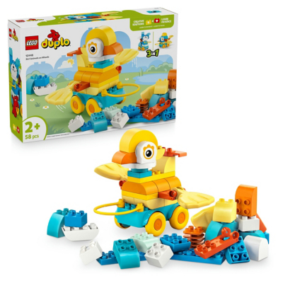 LEGO® DUPLO® Town 3in1 Animals on Wheels Building Toy for Imaginative Play 10448