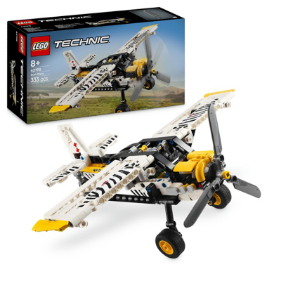 Lego Technic 42198 Bush Plane Model Airplane Propeller and Engine Playset