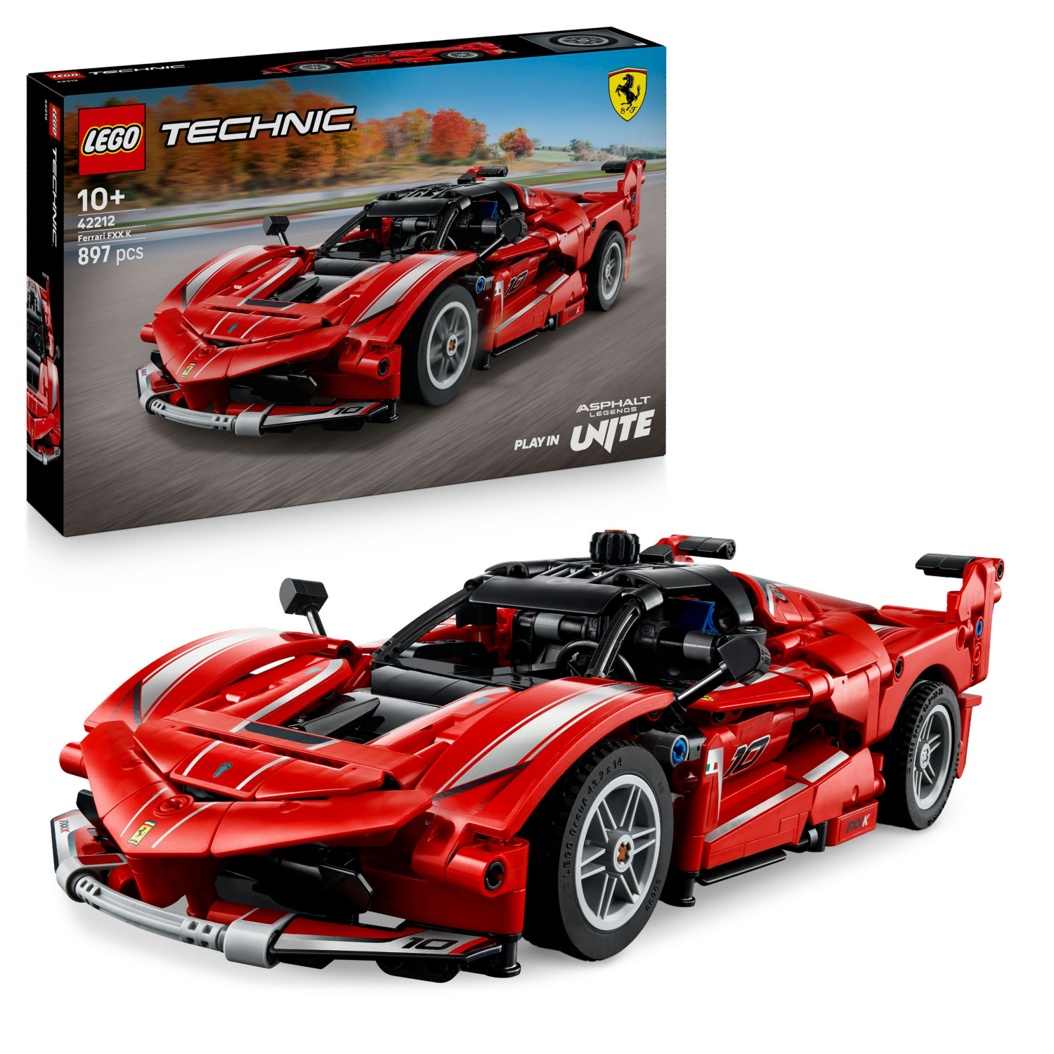 LEGO LEGO® Technic 42212 Ferrari FXX K Model Car Kit STEM Building Toy - Image 9