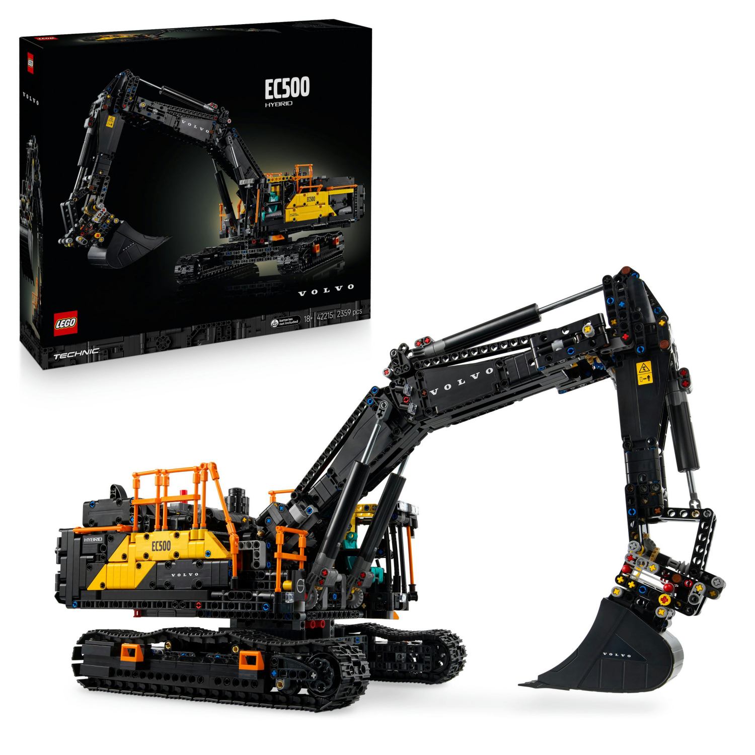 Lego Technic Volvo Ec500 Hybrid Excavator Set 42215 - Image 13