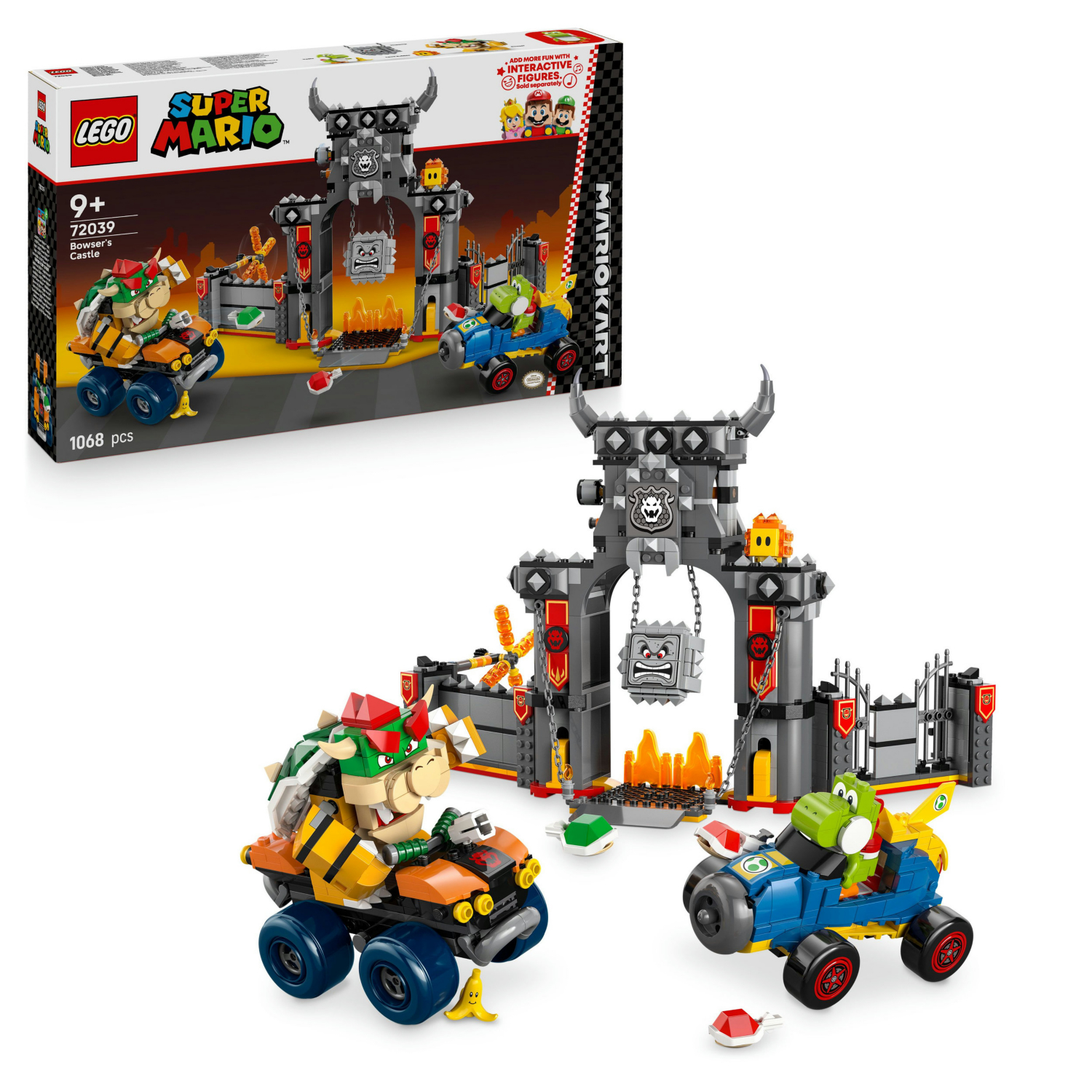 Lego Peach Super Mario: Mario Kart - Bowser's Castle 72039