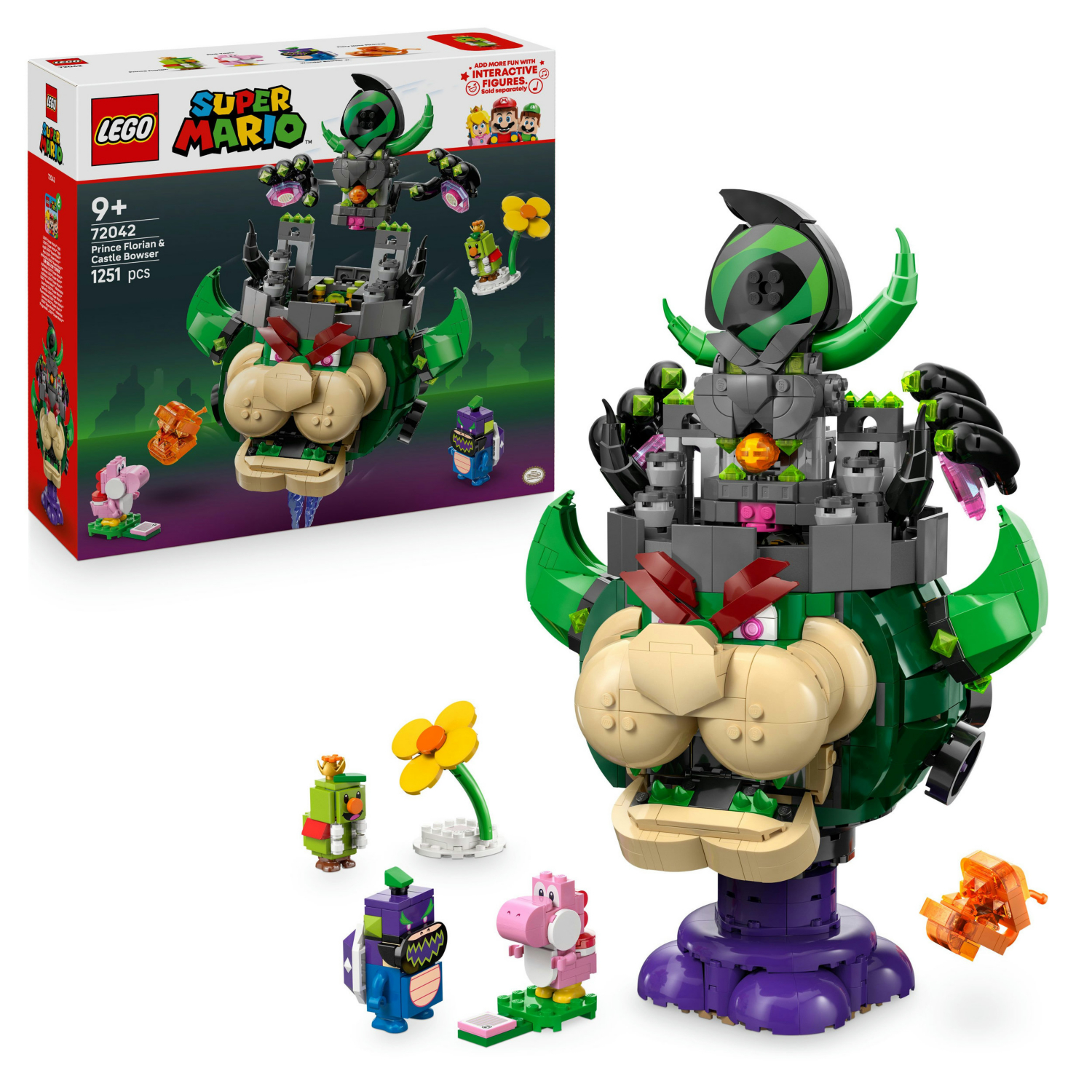 Lego Pink/Peach Super Mario Prince Florian & Castle Bowser 72042