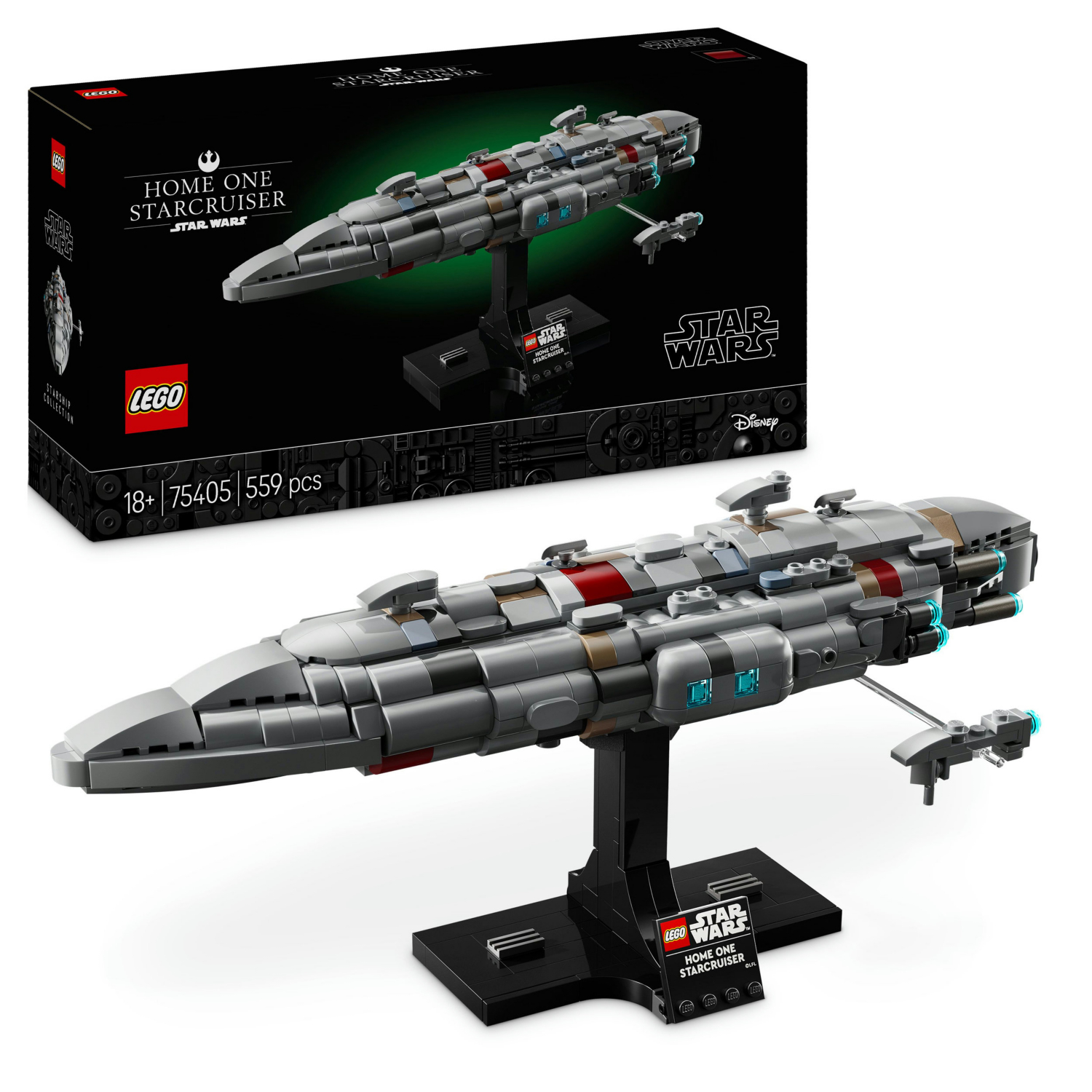 Lego Star Wars Home One Starcruiser Model Set 75405