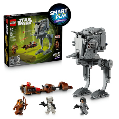 LEGO Star Wars SMART Play Compatible AT-ST Attack On Endor Construction Set 75424