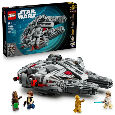 LEGO Star Wars SMART Play Compatible Millennium Falcon Construction Set 75426